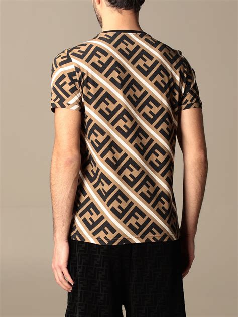 fendi t-shirt spugna|Beige cotton T.